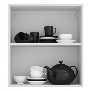 Foto 5 | Foto 5 | Alacena 1 Puerta 2 Compartimentos Madesa 60 CM Marrón