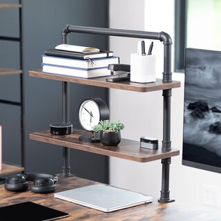 Foto 2 | Foto 2 | Estantería De Sobremesa Vivo Clamp-on Premium Industrial Pipe De 60 Cm - Venta Internacional.