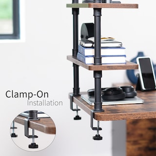 Foto 5 | Foto 5 | Estantería De Sobremesa Vivo Clamp-on Premium Industrial Pipe De 60 Cm - Venta Internacional.