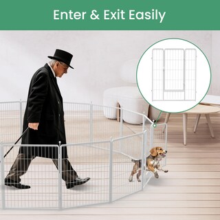 Foto 3 | Foto 3 | Simple Deluxe Bolígrafo De Juego Para Perros 8 Paneles Con Revestimiento Antioxidante