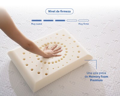 Foto 3 | Foto 3 | Almohada Sensei Memory Foam Flow King Size 2 Piezas