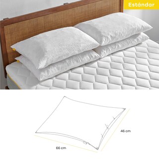 Foto 5 | Foto 5 | Almohadas Nooz Essential de Espuma y Fibra Tamaño Estándar2 Pack