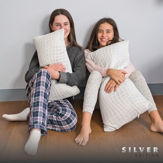 Foto 6 | Foto 6 | Almohada Jumbo Memory Foam Silver Edition 2 Piezas