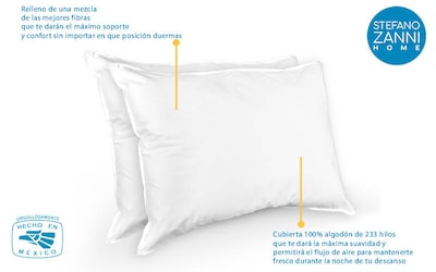 Foto 3 | Foto 3 | Almohadas Stefano Zanni Home Blancas 4 Piezas