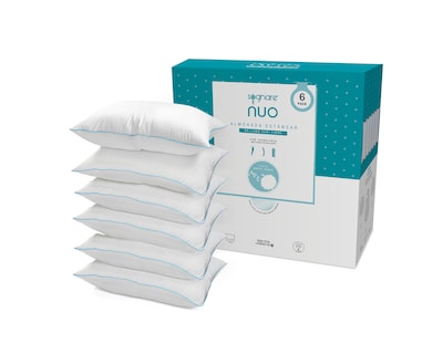 Foto 1 | Foto 1 | Almohada Sognare Nuo 6 Pack King Size Semi Firme Con Microfibras De Gel Lavable Hipoalergénica
