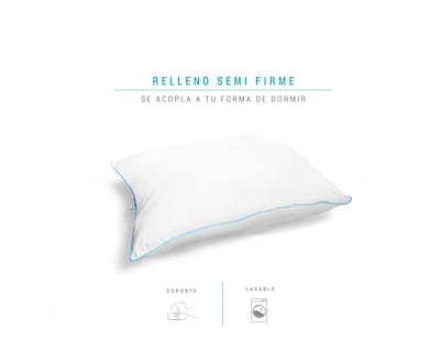 Foto 3 | Foto 3 | Almohada Sognare Nuo 6 Pack King Size Semi Firme Con Microfibras De Gel Lavable Hipoalergénica