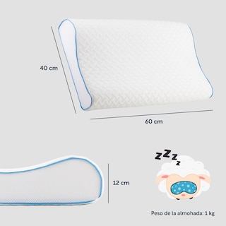 Foto 4 | Foto 4 | Almohada Ortopédica Cervical Memory Foam Viscoelástica King