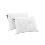 Almohada Ajustable Suave Luuna 2 Pack Relleno 100% Memory Foam Triturado Ajustable Funda Lavable