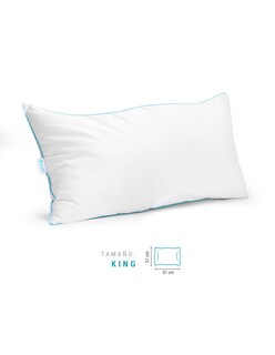 Foto 5 | Foto 5 | Set Sognare Nuo 1 Almohada King Size + 1 Almohadas Estándar Relleno Semifirme Microfibras de Gel Hipoalergénica