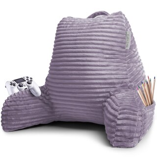 Foto 1 | Foto 1 | Cojín De Lectura Clara Clark Para Cama Adulto Con Respaldo Para Espalda, Color Morado - Venta Internacional.