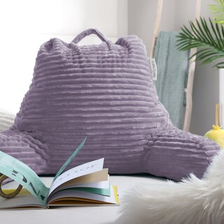 Foto 4 | Foto 4 | Cojín De Lectura Clara Clark Para Cama Adulto Con Respaldo Para Espalda, Color Morado - Venta Internacional.