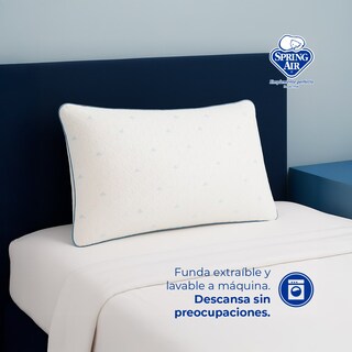 Foto 4 | Foto 4 | Pack 2 Almohadas Cool Sleep ,memory Foam, Hipoalergénica, Fresca Y Transpirable . Funda Removible Suave Y Lavable