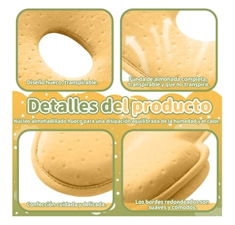 Foto 3 | Foto 3 | Almohada para Bebé Memory Foam Prevención Cabeza Plana