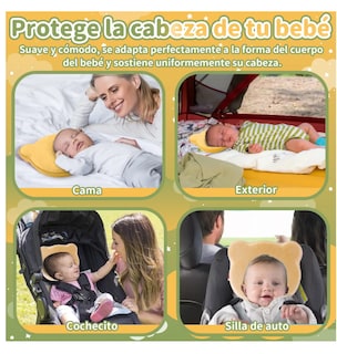 Foto 6 | Foto 6 | Almohada para Bebé Memory Foam Prevención Cabeza Plana