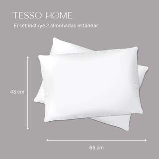 Foto 8 | Foto 8 | Set 6 Almohadas Tesso Home Softessentials Estándar
