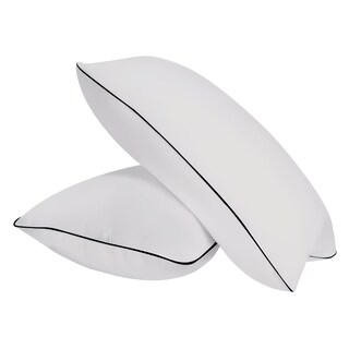 Foto 1 | Foto 1 | Set 2 Almohadas Tesso Home Con Bies Negro Estándar