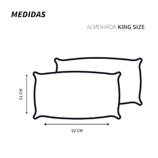 Foto 8 | Foto 8 | Set 4 Almohadas Tesso Home Memory Foam King Size