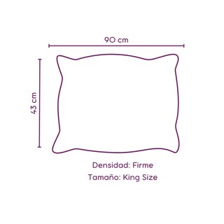 Foto 4 | Foto 4 | Almohadas 2 Pack King Size Microfibra Firmes Eo Safe Importsesi-20400 Blanco