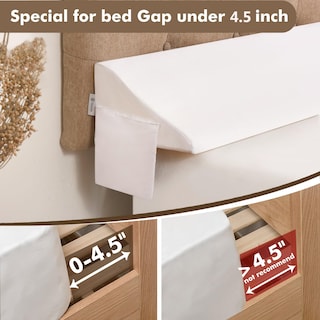 Foto 3 | Foto 3 | Cama Queen Size Vekkia Wedge Pillow Para Cabecero Gap Color Blanco - Venta Internacional.