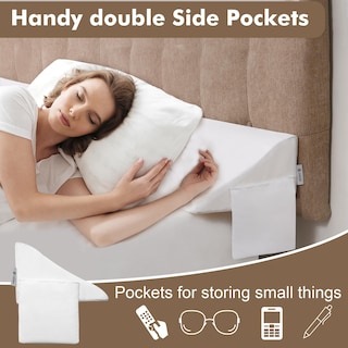 Foto 4 | Foto 4 | Cama Queen Size Vekkia Wedge Pillow Para Cabecero Gap Color Blanco - Venta Internacional.