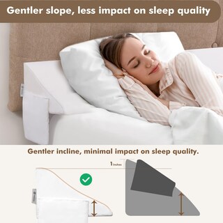 Foto 6 | Foto 6 | Cama Queen Size Vekkia Wedge Pillow Para Cabecero Gap Color Blanco - Venta Internacional.