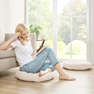 Foto 5 | Foto 5 | Almohada De Suelo Redonda Degrees Of Comfort Meditation Beige - Venta Internacional.
