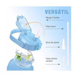 Foto 2 | Foto 2 | Botella de Agua Motivadora Eo Safe Imports ESI-4466 Multicolor 2 L