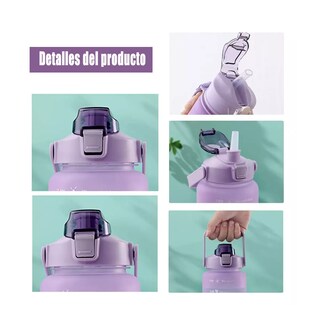 Foto 4 | Foto 4 | Set Botella de Agua Eo Safe Imports Esi-8713 Multicolor Deportiva Motivacional 3 PZAS
