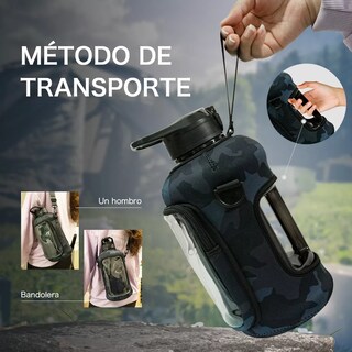 Foto 3 | Foto 3 | Botella de Agua 2.2l Eo Safe Imports Esi-9931 Negro