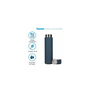 Foto 2 | Foto 2 | Termo Acero Inoxidable 500 Ml Diseño Eo Safe Imports Esi-10416 Azul