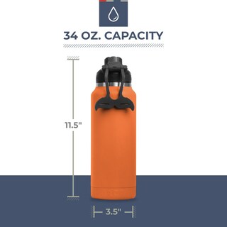 Foto 3 | Foto 3 | Botella de Agua Orca Blanca Hydra con Aislamiento de Acero Inoxidable  1l - Venta Internacional
