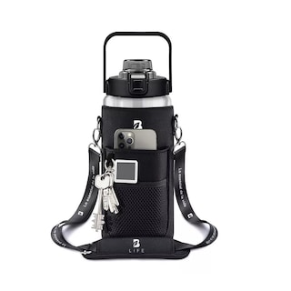 Foto 2 | Foto 2 | Botella De Agua 64oz Con Funda Neopreno Motivacional,eo Safe Imports Esi-14196 Negro