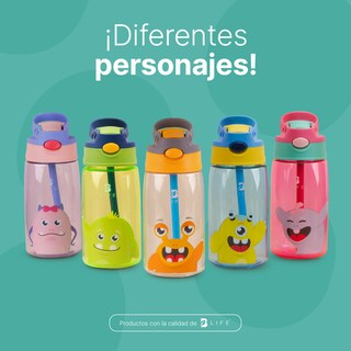 Foto 7 | Foto 7 | Botella De Agua Para Niños | 473 Ml | Con Accesorios Y Correa | Botella Tomatín | B Life.