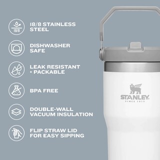 Foto 3 | Foto 3 | Pajita Plegable Stanley Iceflow De 900 Ml Tigerlily Plum - Venta Internacional.