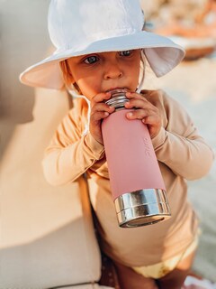 Foto 5 | Foto 5 | Botella de Agua Pura Rosa de Acero Inoxidable de 260 ml-Venta Internacional