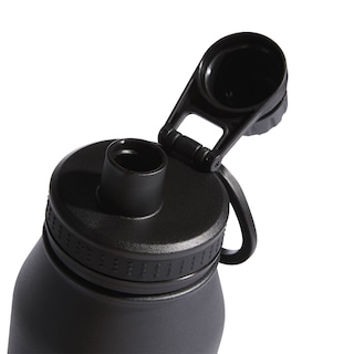 Foto 6 | Foto 6 | Botella De Agua Adidas Metal, 1 L, 24 H, Fría, 12 H, Color Negro Caliente/plata - Venta Internacional.