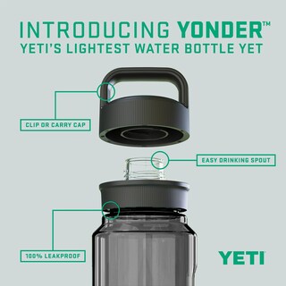 Foto 2 | Foto 2 | Botella De Agua Yeti Yonder De 1,5 L, 1500 Ml, Color Carbón Con Tapón - Venta Internacional.