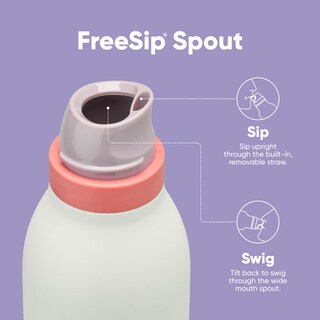 Foto 4 | Foto 4 | Botella De Agua Owala Freesip Twist Con Aislamiento De 700 Ml, Morado/verde - Venta Internacional.