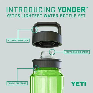 Foto 2 | Foto 2 | Botella De Agua Yeti Yonder, 1 L, 1000 Ml, Color Verde Con Tapón - Venta Internacional.