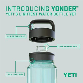 Foto 2 | Foto 2 | Botella De Agua Yeti Yonder De 1 Litro O 1000 Ml Seafoam Con Tapón - Venta Internacional.