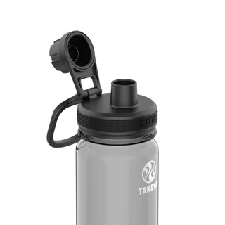 Foto 2 | Foto 2 | Botella De Agua Takeya Tritan De Plástico De 700 Ml Con Tapa Con Boquilla, Color Negro - Venta Internacional.