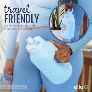 Foto 5 | Foto 5 | Jarra De Agua Ello Hydra De Medio Galón, 1,9 L, Con Asa, Gris, Sin Bpa - Venta Internacional.