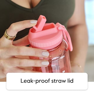Foto 3 | Foto 3 | Botella De Agua Takeya Motivational De 1 Litro Con Tapa De Pajita Sin Bpa - Venta Internacional.