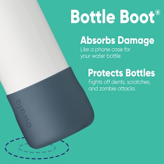 Foto 2 | Foto 2 | Botella De Agua Boot Owala De Silicona Antideslizante De 700 Ml, Color Negro - Venta Internacional.
