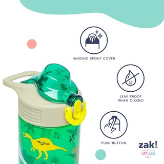 Foto 5 | Foto 5 | Botella De Agua Zak Designs Disney Sage De 750 Ml Con Puntada De Paja - Venta Internacional.