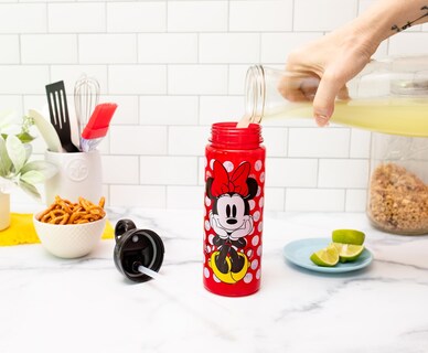 Foto 7 | Foto 7 | Botella De Agua Silver Buffalo Disney Minnie Mouse De 600 Ml - Venta Internacional.