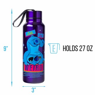 Foto 4 | Foto 4 | Botella De Agua Silver Buffalo Lilo & Stitch De Acero Inoxidable De 800 Ml - Venta Internacional.