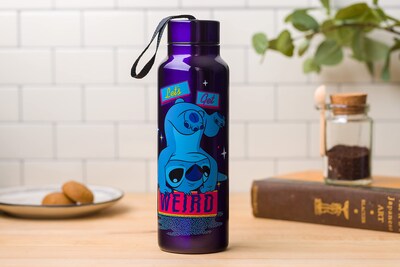 Foto 7 | Foto 7 | Botella De Agua Silver Buffalo Lilo & Stitch De Acero Inoxidable De 800 Ml - Venta Internacional.