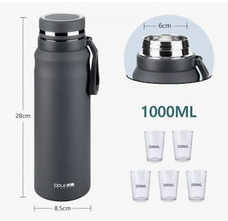 Foto 3 | Foto 3 | Termo Acero Inoxidable Xtellar Con Infusor De Té,taza Termica 1000ml