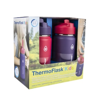 Foto 2 | Foto 2 | Botella De Agua Thermoflask Kids De 414 Ml Con Tapa De Pajita, Paquete De 2 - Venta Internacional.
